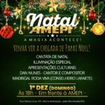 Amepi acende luzes e inaugura decoração especial com Cantata de Natal neste domingo