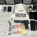 Militares apreendem grande quantidade de drogas em Santa Bárbara