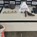 Polícia Militar prende dois suspeitos por receptação e posse ilegal de arma de fogo no Bairro Sion