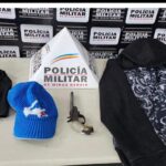 Polícia Militar prende dupla por tentativa de roubo e apreende arma de fogo em João Monlevade
