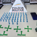 Polícia Militar apreende drogas em terreno baldio em Rio Piracicaba