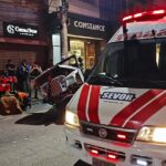 Passageiro é arremessado de veículo após acidente na avenida Getúlio Varga