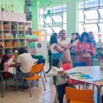 Biblioteca da Escola Eugênia Scharlé é inaugurada com homenagem a Dona Petiche