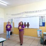 Creas inicia ações da campanha Maio Laranja em escolas municipais