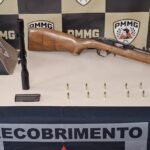 Polícia Militar apreende espingarda e munições no bairro São João