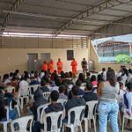 Ação educativa mobiliza adolescentes em João Monlevade durante campanha Maio Laranja