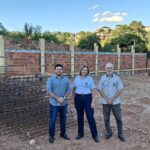 Dr. Laércio e Dorinha acompanham andamento das obras da nova UBS no José de Alencar