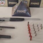 Arsenal apreendido após denúncias de disparos e tráfico de drogas em João Monlevade