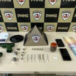 Ação da PM apreende maconha, cocaína, haxixe e munições em João Monlevade