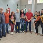 Laércio recebe atletas monlevadenses classificadas para o Brasileiro de Taekwondo