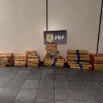 PRF apreende 91 kg de maconha e moeda estrangeira na BR-262