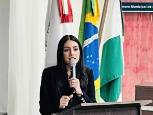 Vereadora de Rio Piracicaba (MG), Luna Gabrielle Gomes Motta. Foto: Divulgação