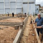 Obra da quadra do Cônego Higino avança e entra em nova etapa de construção